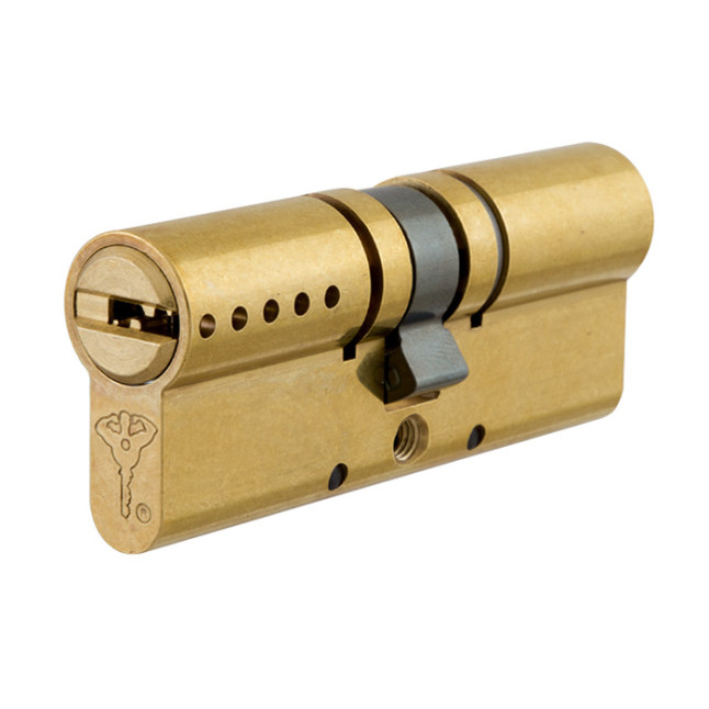 Циліндр Mul-t-lock Classic Pro 54 (27x27) ключ-ключ EB латунь Циліндр Mul-t-lock Classic Pro 54 (27x27) ключ-ключ EB латунь