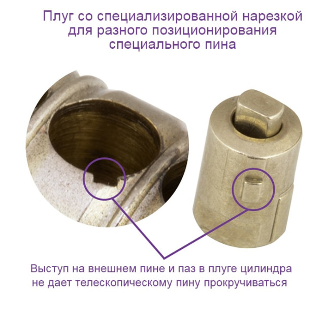 Циліндр Mul-t-lock Classic Pro 66 (33x33) ключ-ключ EB латунь Циліндр Mul-t-lock Classic Pro 66 (33x33) ключ-ключ EB латунь