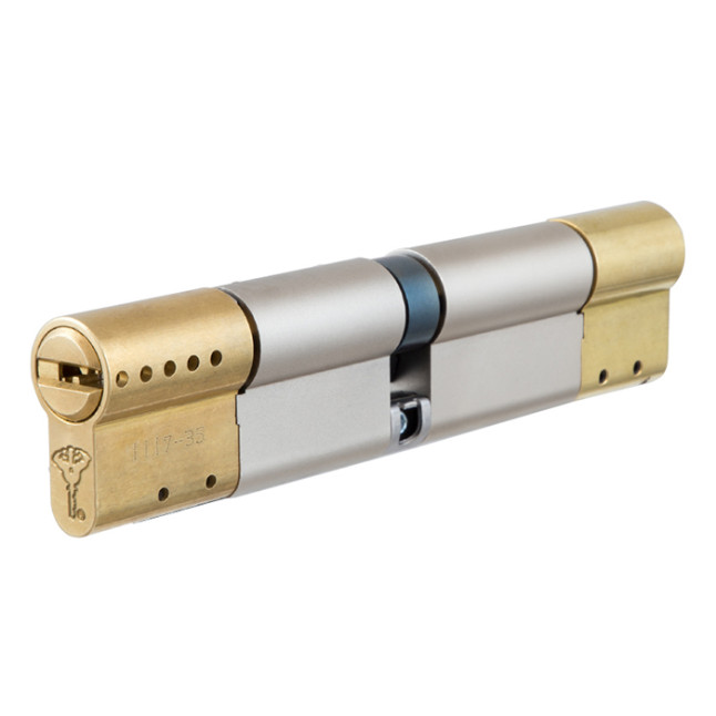 Циліндр Mul-t-lock Classic Pro 130 (65x65) ключ-ключ EB латунь Циліндр Mul-t-lock Classic Pro 130 (65x65) ключ-ключ EB латунь