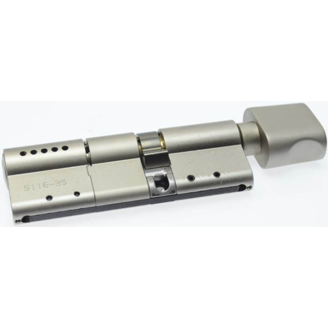 Цилиндр Mul-t-lock MT5+ 100 (60x40T) ключ-тумблер NST никель сатин Цилиндр Mul-t-lock MT5+ 100 (60x40T) ключ-тумблер NST никель сатин