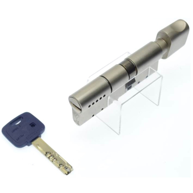 Цилиндр Mul-t-lock MT5+ 100 (60x40T) ключ-тумблер VIP NST никель сатин Цилиндр Mul-t-lock MT5+ 100 (60x40T) ключ-тумблер VIP NST никель сатин