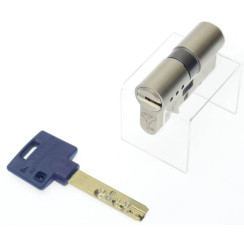 Цилиндр Mul-t-lock Interactive+ 83 (33x50) ключ-ключ никель сатин Цилиндр Mul-t-lock Interactive+ 83 (33x50) ключ-ключ никель сатин