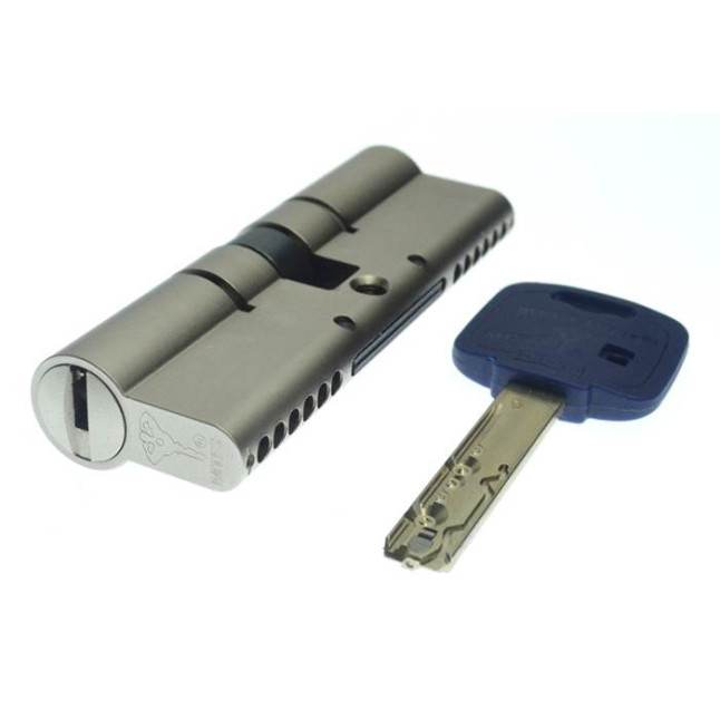 Цилиндр Mul-t-lock MT5+ 85 (35x50) ключ-ключ VIP NST никель сатин