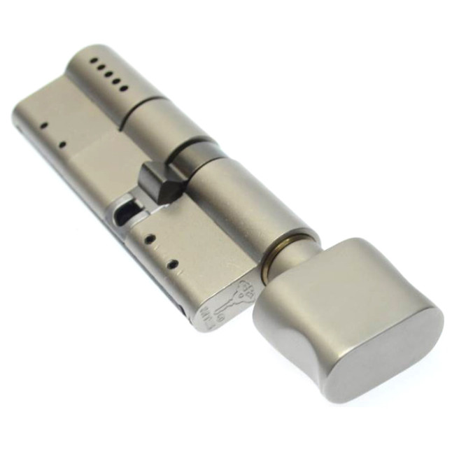 Цилиндр Mul-t-lock MT5+ 85 (45x40T) ключ-тумблер VIP NST никель сатин