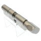 Цилиндр Mul-t-lock MT5+ 85 (50x35T) ключ-тумблер VIP NST никель сатин