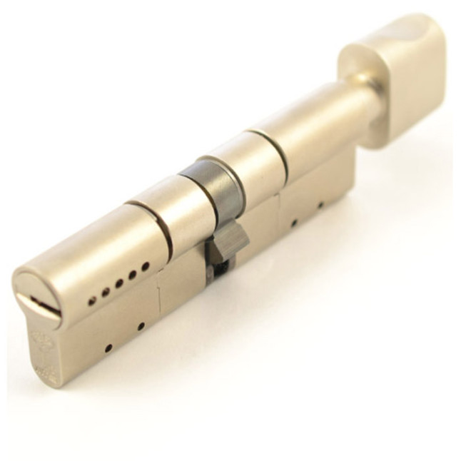 Цилиндр Mul-t-lock MT5+ 145 (75x70T) ключ-тумблер VIP NST никель сатин