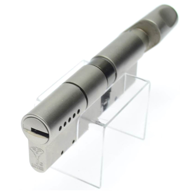 Цилиндр Mul-t-lock MT5+ 145 (80x65T) ключ-тумблер VIP NST никель сатин