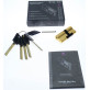 Цилиндр Sherlock HK 100 (60x40) золото ключ-ключ Цилиндр Sherlock HK 100 (60x40) золото ключ-ключ