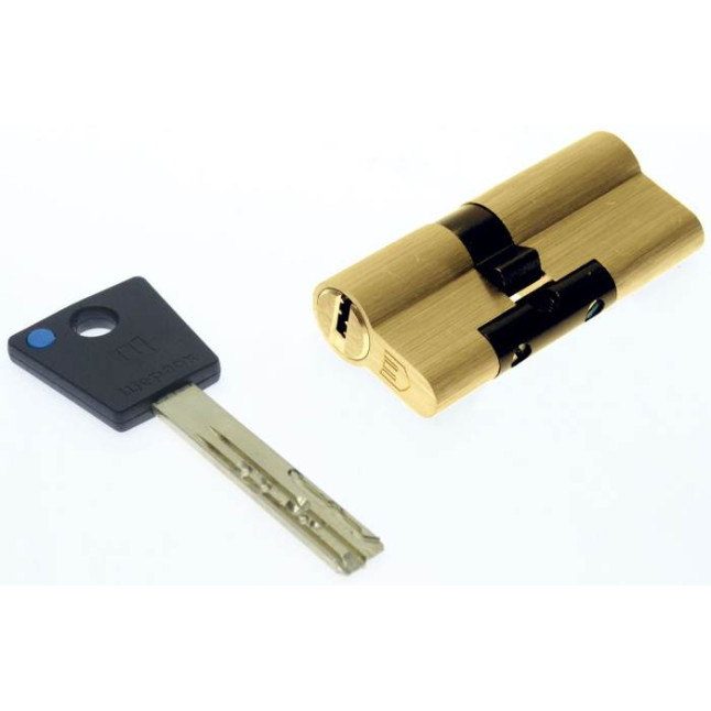 Цилиндр Sherlock HK 100 (60x40) золото ключ-ключ Цилиндр Sherlock HK 100 (60x40) золото ключ-ключ