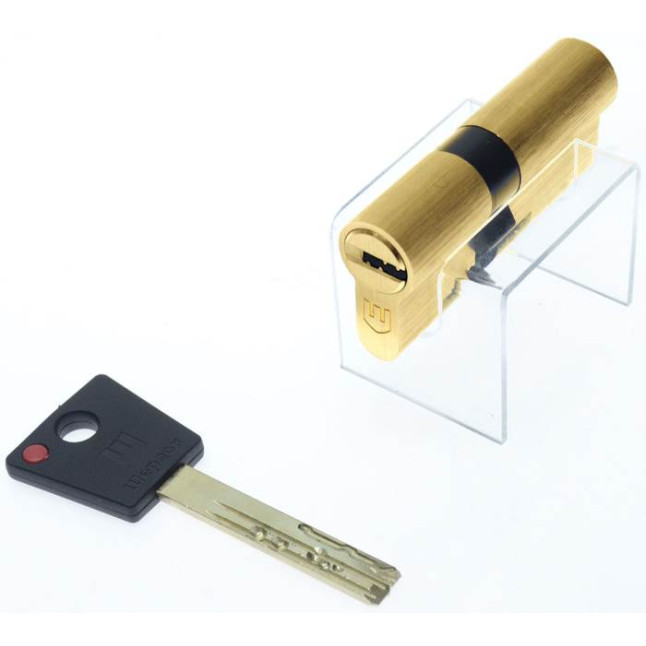 Цилиндр Sherlock HK 110 (55x55) золото ключ-ключ Цилиндр Sherlock HK 110 (55x55) золото ключ-ключ