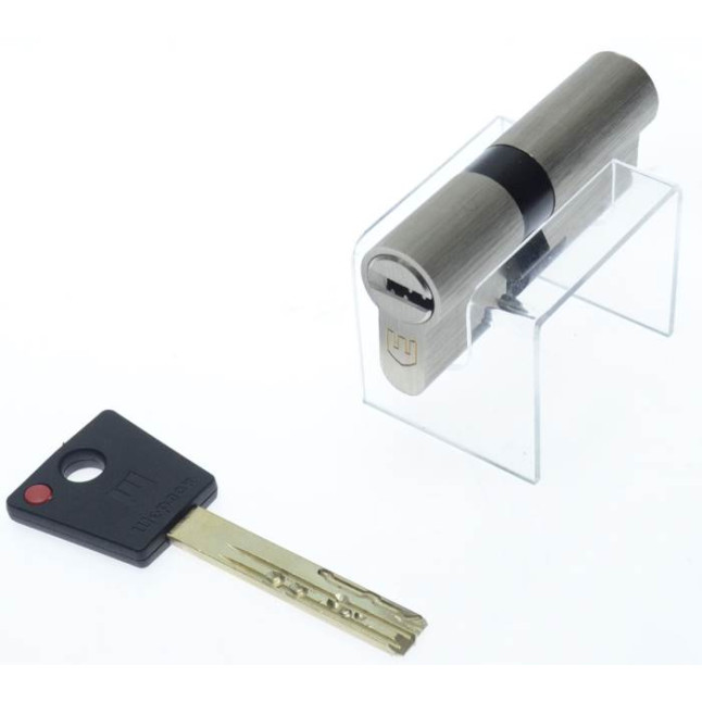 Цилиндр Sherlock HK 110 (55x55) никель сатин ключ-ключ Цилиндр Sherlock HK 110 (55x55) никель сатин ключ-ключ