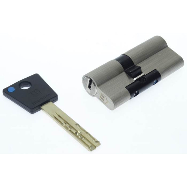 Цилиндр Sherlock HK 70 (35x35) никель сатин ключ-ключ Цилиндр Sherlock HK 70 (35x35) никель сатин ключ-ключ