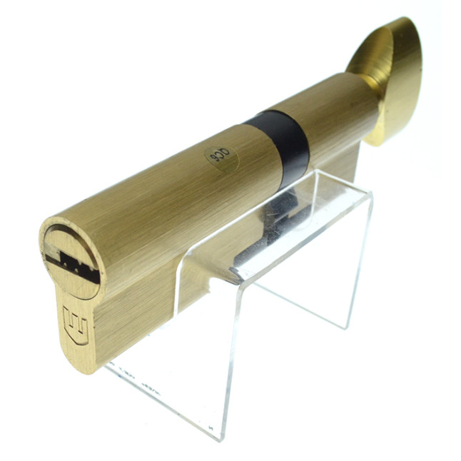 Цилиндр Sherlock HK 70 (35x35T) золото ключ-тумблер Цилиндр Sherlock HK 70 (35x35T) золото ключ-тумблер