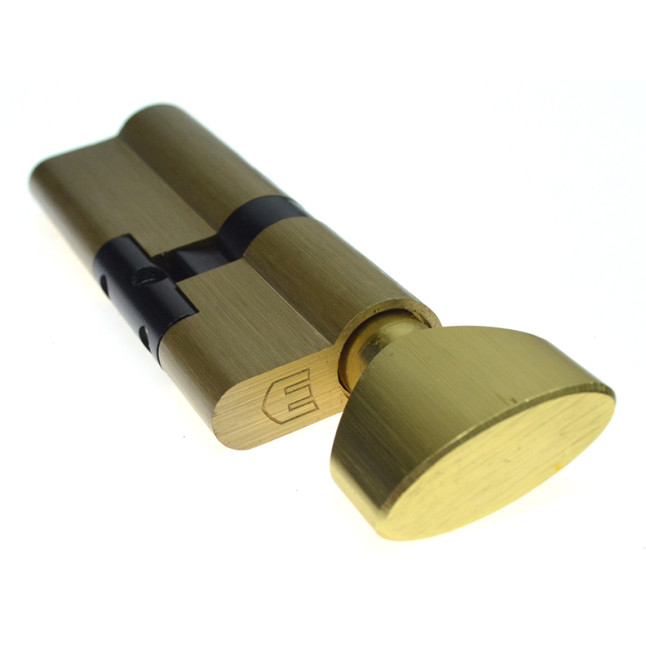 Цилиндр Sherlock HK 70 (35x35T) золото ключ-тумблер Цилиндр Sherlock HK 70 (35x35T) золото ключ-тумблер