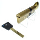Циліндр Sherlock HK 100 (50x50T) золото ключ-тумблер Циліндр Sherlock HK 100 (50x50T) золото ключ-тумблер