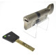 Цилиндр Sherlock HK 100 (60x40T) никель сатин ключ-тумблер Цилиндр Sherlock HK 100 (60x40T) никель сатин ключ-тумблер
