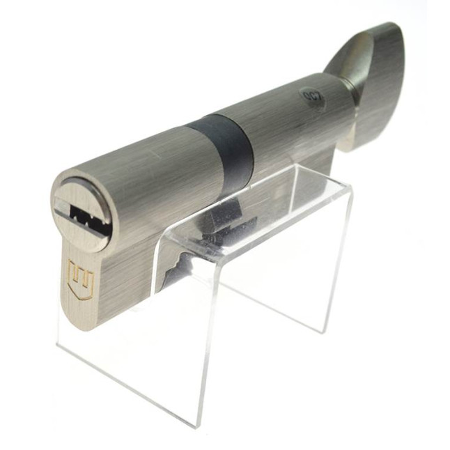 Цилиндр Sherlock HK 120 (60x60T) никель сатин ключ-тумблер Цилиндр Sherlock HK 120 (60x60T) никель сатин ключ-тумблер