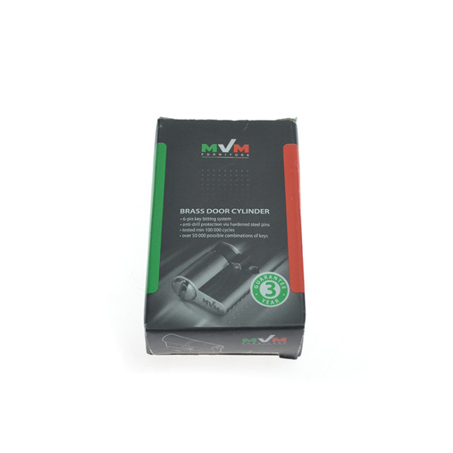 Циліндр MVM P6E 70 (35x35) ключ-ключ матовий нікель