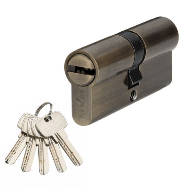 Циліндр MVM P6P 65 (35x30) ключ-ключ антична бронза