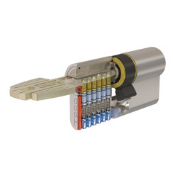 Цилиндр Tesa T60 130 (40x90) ключ-ключ матовый хром Цилиндр Tesa T60 130 (40x90) ключ-ключ матовый хром