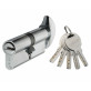 Циліндр Siba 12190 / BTK 90 (50x40T) хром ключ-тумблер