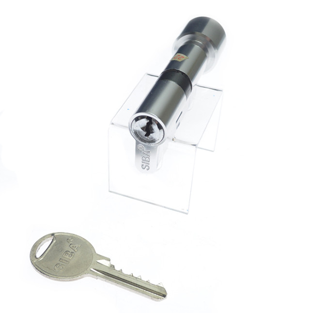 Циліндр Siba 12162 / CKA 62 (31x31T) хром ключ-тумблер