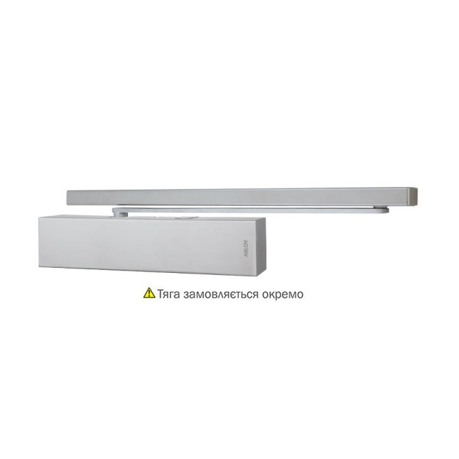 Доводчик накладной Abloy R&P DC240 STAINLESS STEEL BC W/O ARM EN 2-6 до 120кг 1400мм FIRE
