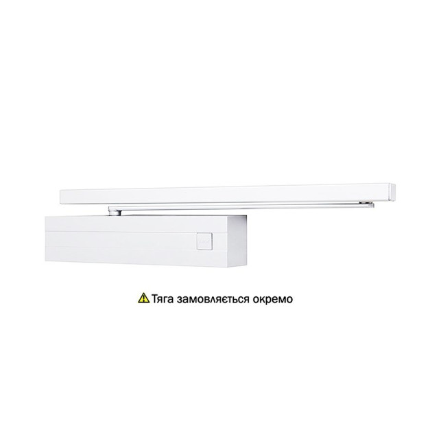 Доводчик накладной Abloy R&P  DC240 WHITE BC W/O ARM EN 2-6 ДО 120КГ 1400мм FIRE