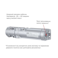 Дотягувач накладний ABLOY R&P DC247 ALUMINIUM BC W/O_ARM EN_5-7 до_160кг 1600мм FIRE Дотягувач накладний ABLOY R&P DC247 ALUMINIUM BC W/O_ARM EN_5-7 до_160кг 1600мм FIRE