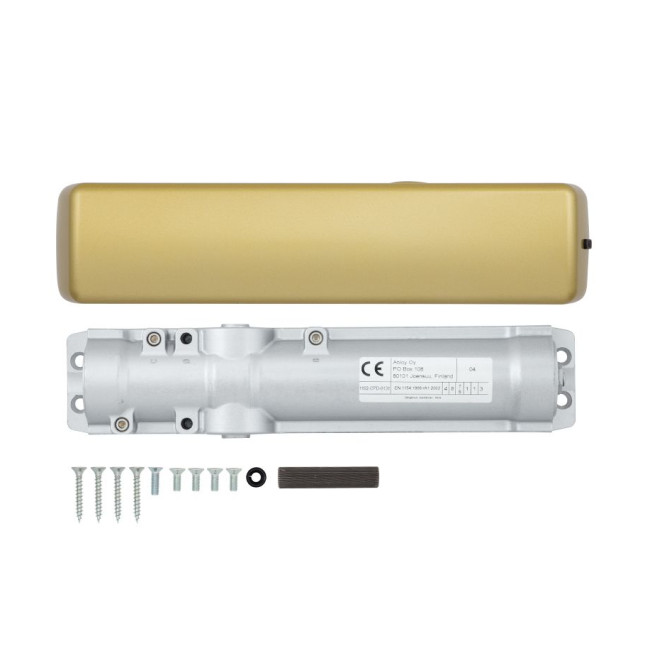 Доводчик накладной Abloy R&P  DC247 BRASS BC W/O ARM EN 5-7 до 160кг 1600мм FIRE