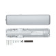 Дотягувач накладний ABLOY CAM DC250 ALUMINIUM BC W/O_ARM EN_1-6 до_120кг 1400мм FIRE