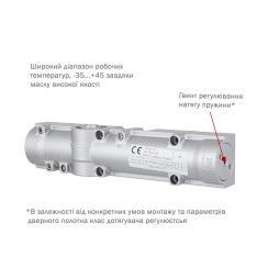 Дотягувач накладний ABLOY R&P DC335 ALUMINIUM BC W/O_ARM EN_3-5 до_100кг 1250мм FIRE Дотягувач накладний ABLOY R&P DC335 ALUMINIUM BC W/O_ARM EN_3-5 до_100кг 1250мм FIRE
