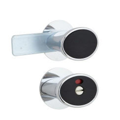 Ручка для дверей Abloy DF1000 fix-mov WC ROUND хром полированный 24-28мм насквозь ZN CR комплект, шток 6мм Ручка для дверей Abloy DF1000 fix-mov WC ROUND хром полированный 24-28мм насквозь ZN CR комплект, шток 6мм