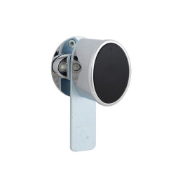 Ручка для дверей Abloy DF1000 fix-mov WC ROUND хром полированный 24-28мм насквозь ZN CR комплект, шток 6мм Ручка для дверей Abloy DF1000 fix-mov WC ROUND хром полированный 24-28мм насквозь ZN CR комплект, шток 6мм
