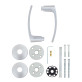 Ручка дверна ABLOY POLAR 6/002 mov-mov DIN ROUND Хром_сатин 38-60мм універсальне Polar MS_HCR Комплект Ручка дверна ABLOY POLAR 6/002 mov-mov DIN ROUND Хром_сатин 38-60мм універсальне Polar MS_HCR Комплект