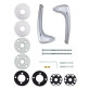 Ручка дверная Abloy DUETTO 8/002 mov-mov DIN ROUND хром полированный 56-80мм универсальное Duetto MS CR комплект Ручка дверная Abloy DUETTO 8/002 mov-mov DIN ROUND хром полированный 56-80мм универсальное Duetto MS CR комплект