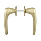 Ручка дверна ABLOY DUETTO 8/002 mov-mov DIN ROUND Латунь_полірована 56-80мм універсальне Duetto MS_KILA Комплект