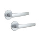 Ручка дверна ABLOY POLARITA 16/001 mov-mov FIN ROUND Хром_сатин 40мм наскрізь Polarita ZN_HCR Комплект