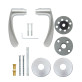 Ручка дверна ABLOY INTERIA 19/002 mov-mov DIN ROUND Хром_сатин 38-60мм універсальне Interia MS_HCR Комплект Ручка дверна ABLOY INTERIA 19/002 mov-mov DIN ROUND Хром_сатин 38-60мм універсальне Interia MS_HCR Комплект