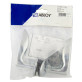 Ручка дверна ABLOY POHJOLA 27/002 mov-mov DIN ROUND Хром_полірований 38-60мм універсальне Pohjola MS_CR Комплект