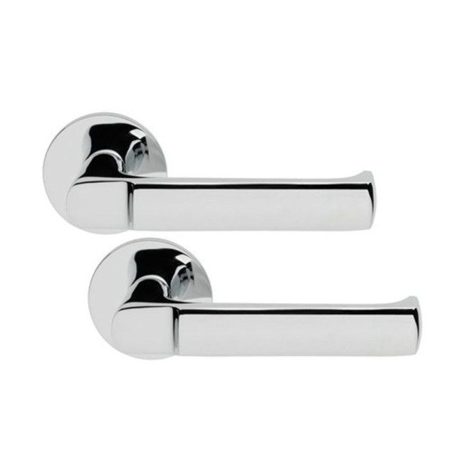 Ручка дверна ABLOY 6647/007 mov-mov FIN ROUND Хром_сатин 60-80мм наскрізь MS_НCR Комплект