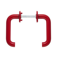 Ручка дверная Abloy PRESTO 3-20/007 mov-mov FIN ROUND краска красная 40-60мм насквозь Presto AL JPU комплект