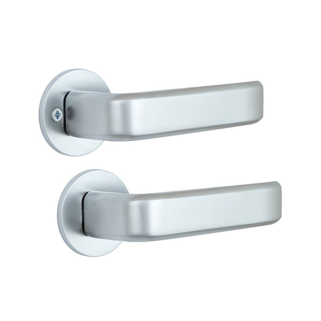 Ручка дверна ABLOY CONSUL 110/007 mov-mov FIN ROUND Хром_полірований 40-60мм наскрізь Consul MS_CR Комплект