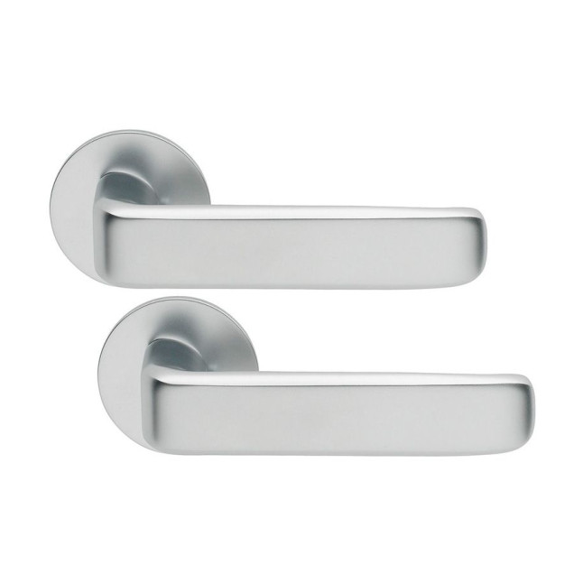Ручка дверна ABLOY CONSUL 110/007 mov-mov FIN ROUND Хром_сатин 40-60мм наскрізь Consul MS_HCR Комплект