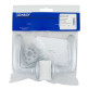 Ручка дверная Abloy AKATEMIA 133/002 mov-mov DIN ROUND хром сатин 40-60мм универсальное Akatemia MS HCR комплект