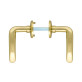Ручка дверна ABLOY AKATEMIA 133/002 mov-mov DIN ROUND Латунь_полірована 40-60мм універсальне Akatemia MS_KILA Комплект