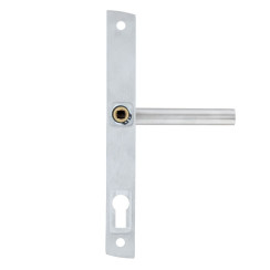Ручка для дверей Abloy INOXI 3-19SS/6-8/013 mov-mov PZ Plate 92мм нерж.сталь мат 76-85мм насквозь Inoxi RST комплект, одна удлиненная ручка