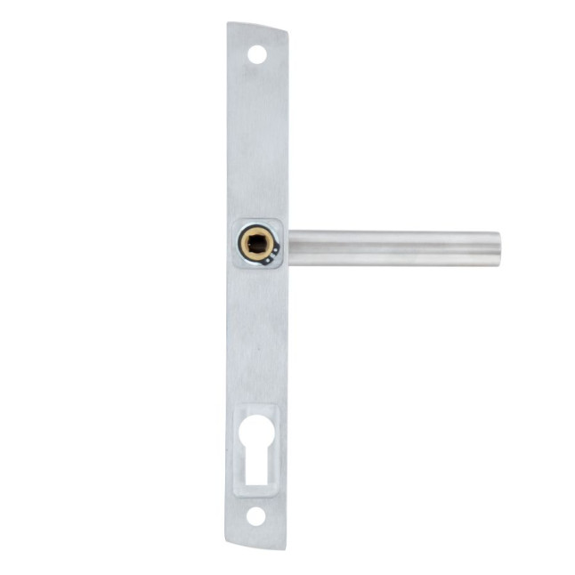 Ручка для дверей ABLOY INOXI 3-19SS/6-8/013 mov-mov PZ PLATE 92мм Нерж.сталь_мат 76-85мм наскрізь Inoxi RST Комплект, одна ручка подовжена
