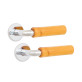 Ручка дверна ABLOY VILLA 11/007 mov-mov FIN ROUND Хром_полірований 65-75мм наскрізь Villa MS_CR Комплект