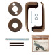 Ручка дверна ABLOY CONSUL 110/007 mov-mov FIN ROUND Бронза_червона 40-60мм наскрізь Consul MS_APR Комплект